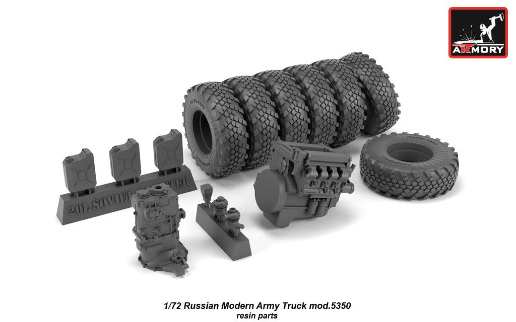 Armory AR72407 1:72 Russian 6x6 Military Cargo Truck mod.5350