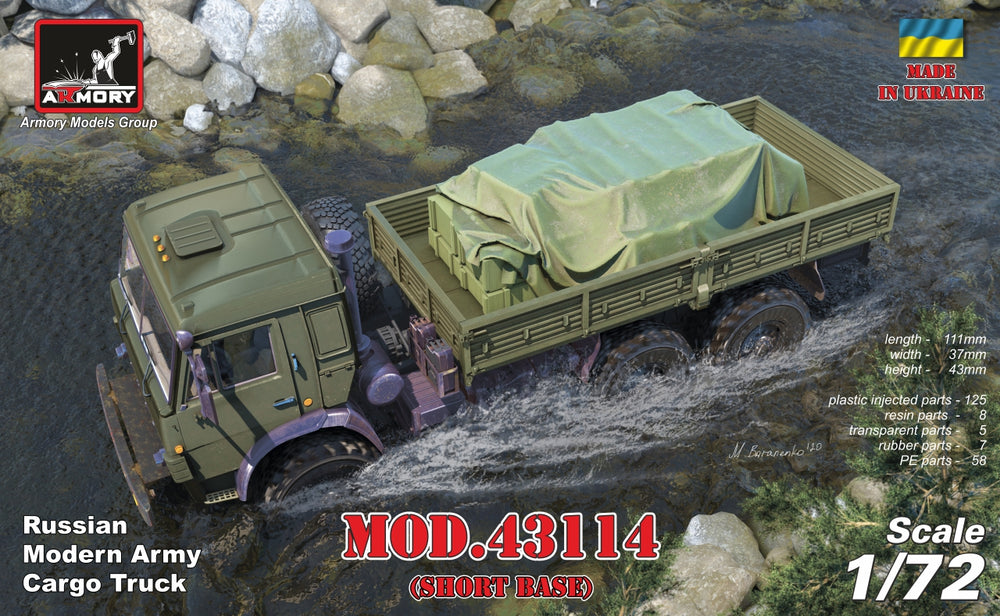 Armory 72448 Modern Soviet 6x6 Military Cargo Truck 1:72
