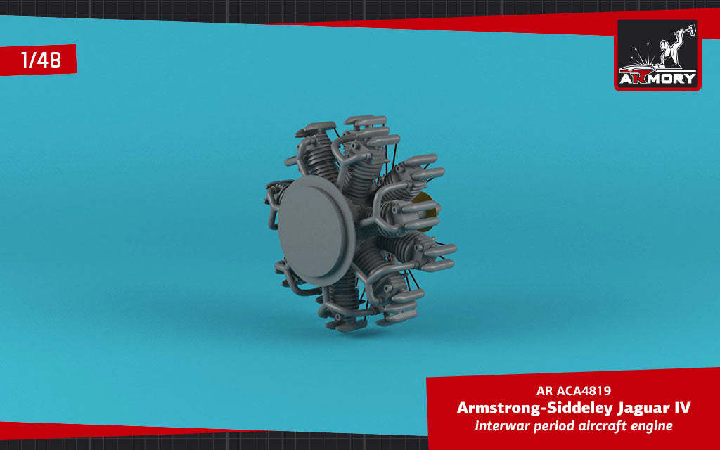 Armory ARACA4819 1:48 "Jaguar"-IV aircraft engine