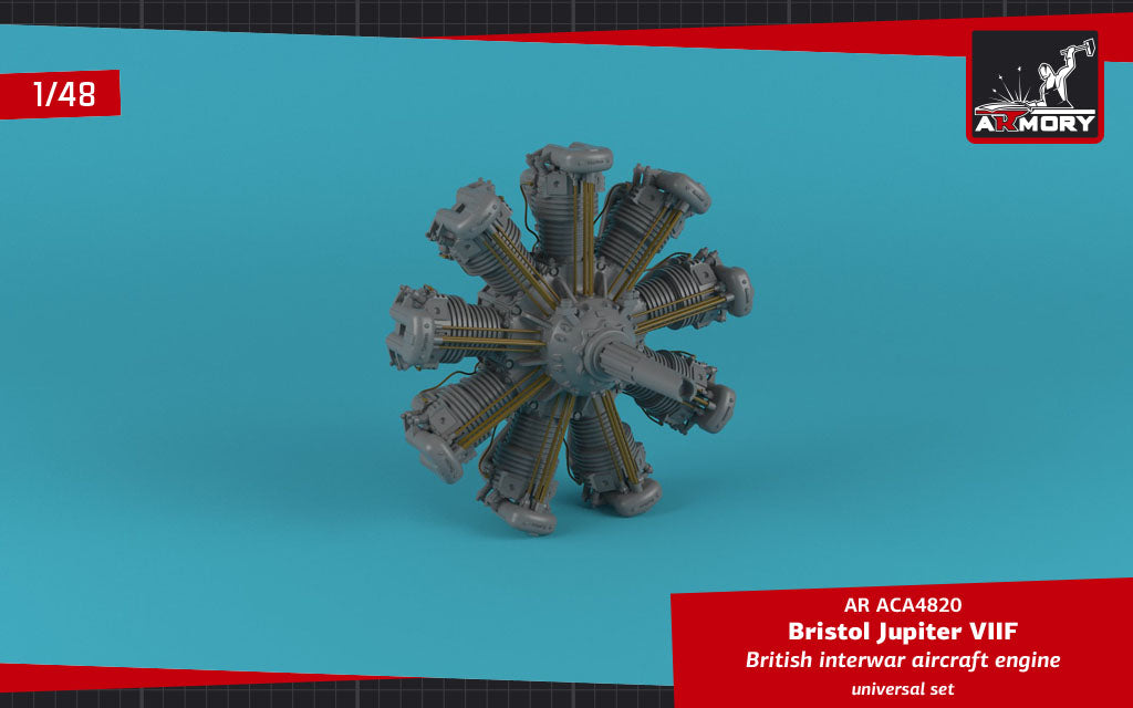 Armory ARACA4820 1:48 Bristol Jupiter VII aircraft engine