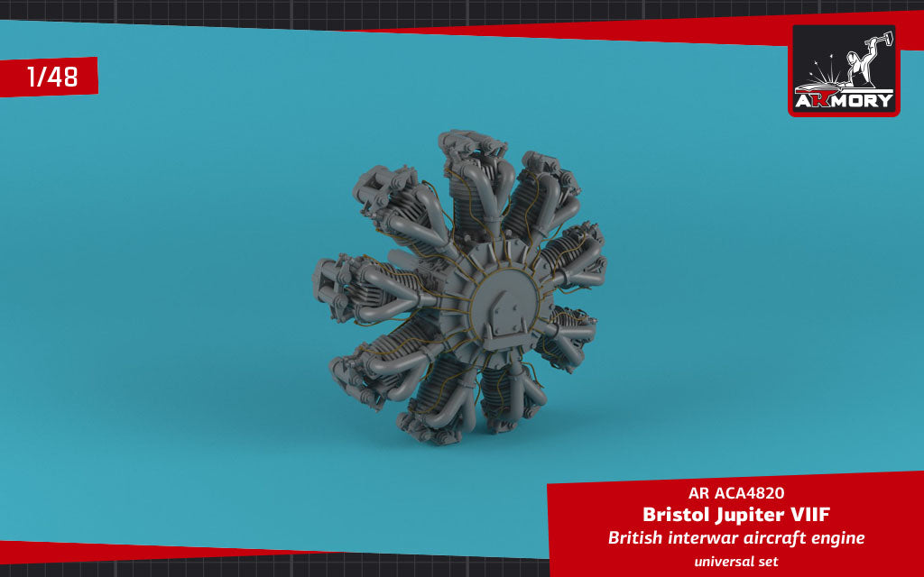 Armory ARACA4820 1:48 Bristol Jupiter VII aircraft engine
