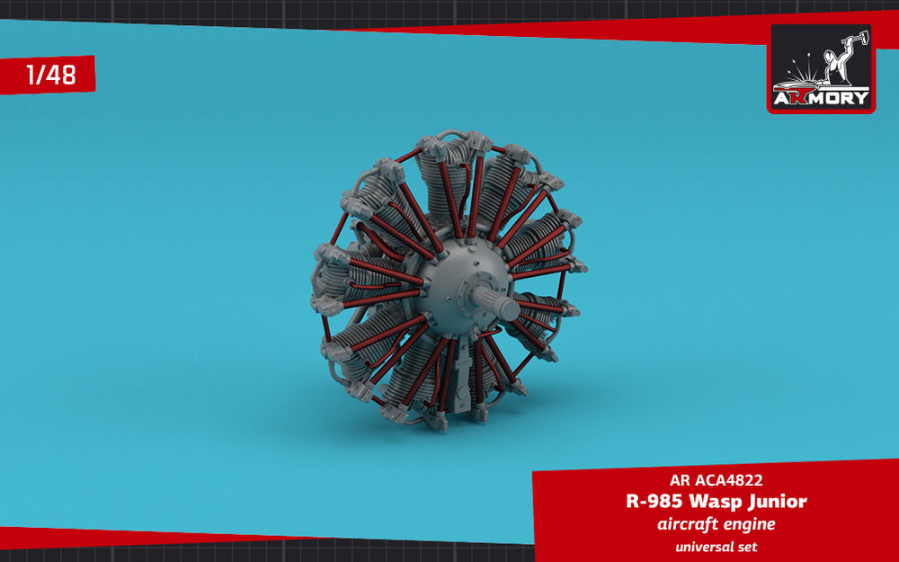 Armory ARACA4822 1:48 R-985 Wasp Junior aircraft engine