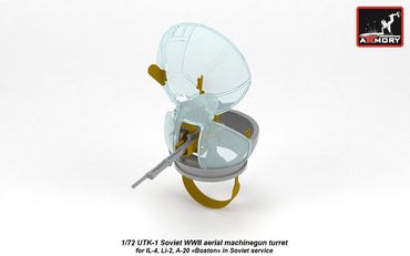 Armory 7272 UTK-1 Soviet MG Turret IL-4/Li-2/A-20 1:72