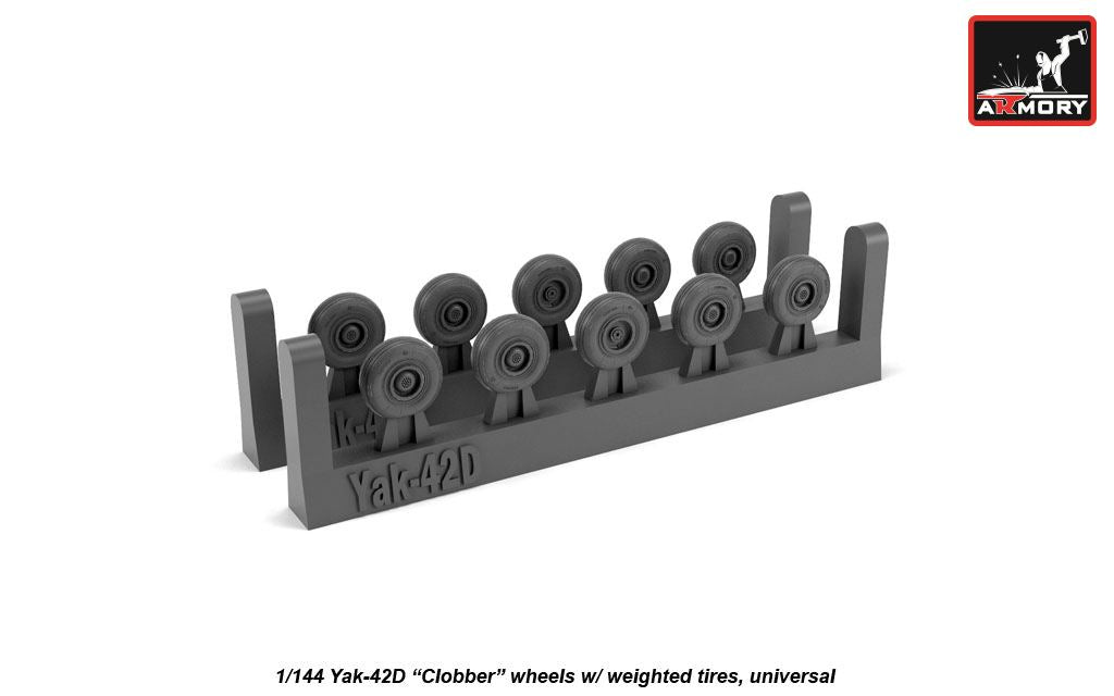 Armory ARAW14010 1:144 Yakovlev Yak-42D wheels