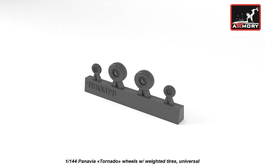 Armory ARAW14501 1:144 Panavia Tornado ECR/GR.1/GR.4 wheels, weighted
