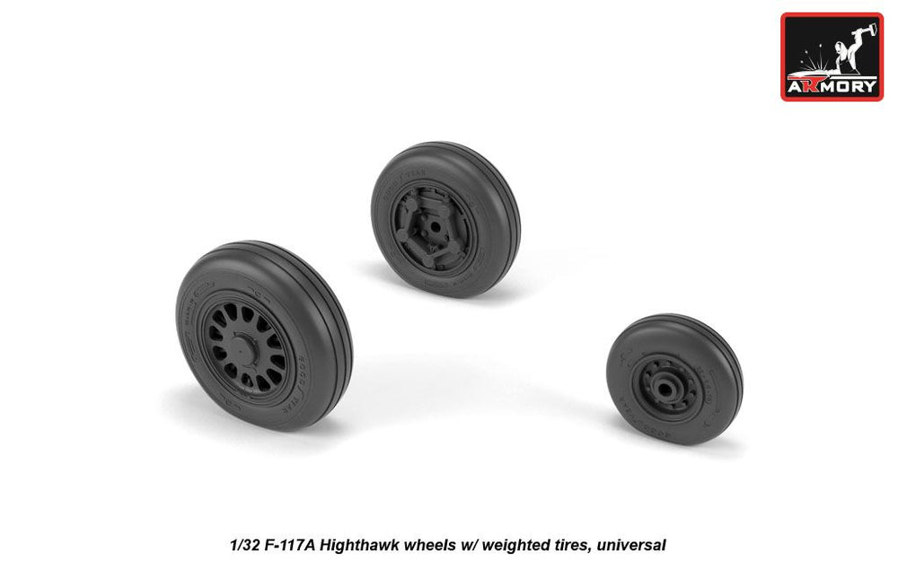 Armory ARAW32305 1:32 Lockheed F-117A Nighthawk wheels