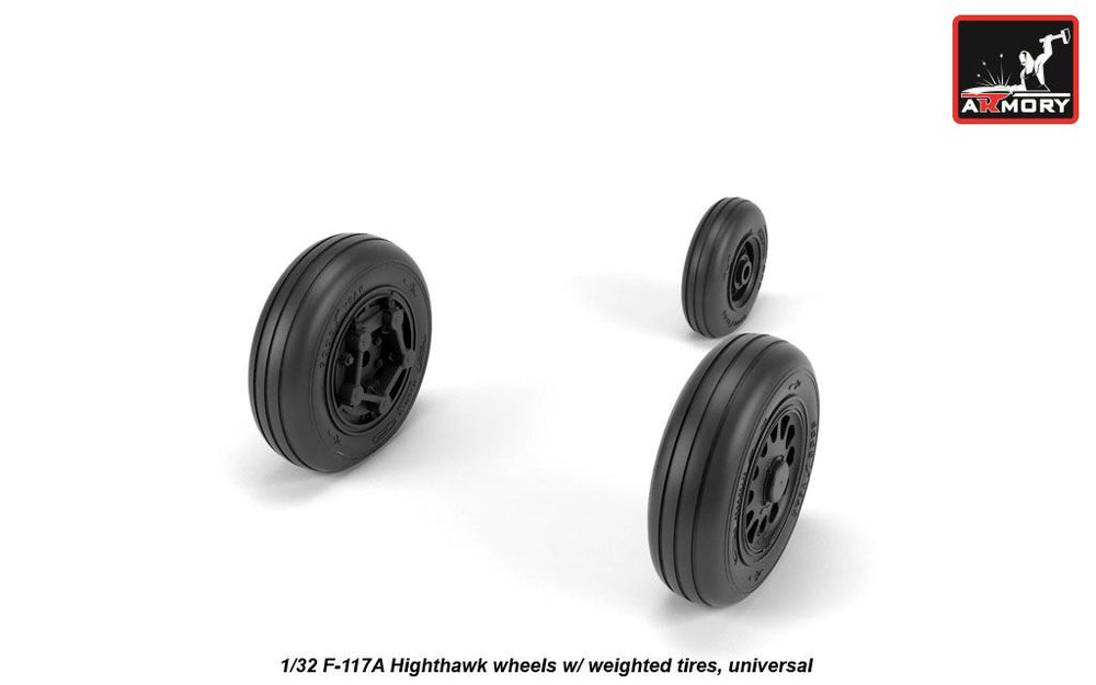 Armory ARAW32305 1:32 Lockheed F-117A Nighthawk wheels