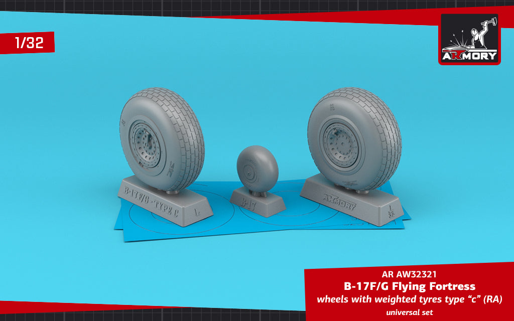 Armory 32321 B-17G Flying Fortress Weighted Type C 1:32