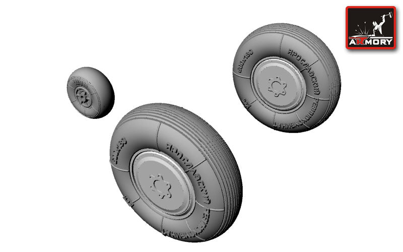 Armory ARAW48003 1:48 Yakovlev Yak-1 wheel set