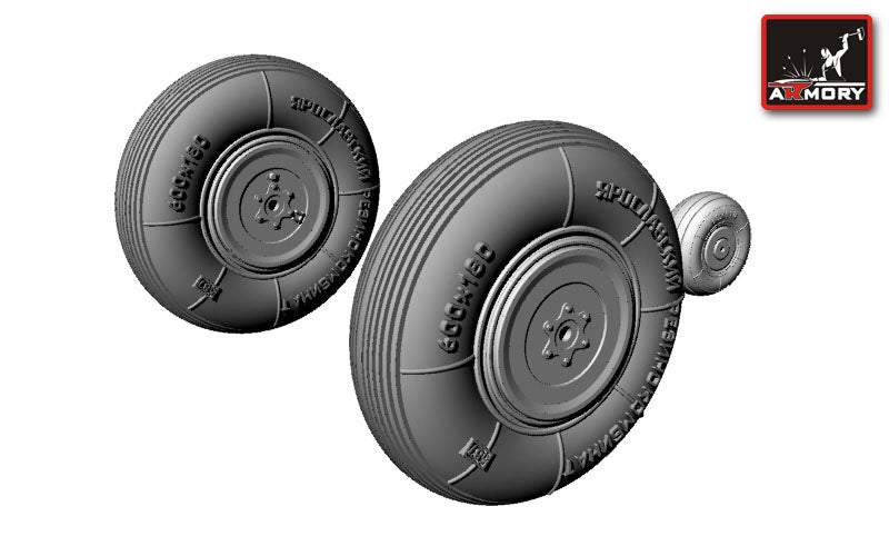 Armory ARAW48004 1:48 Yakovlev Yak-3 wheels