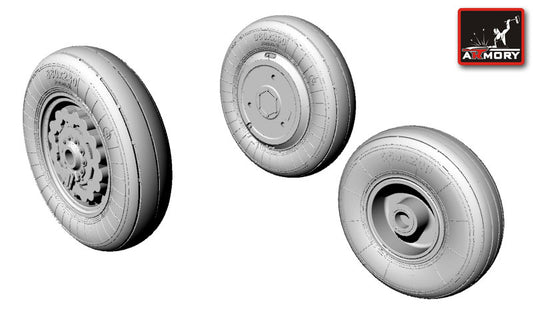 Armory ARAW48008 1:48 Sukhoi Su-17/Su-22 wheel set