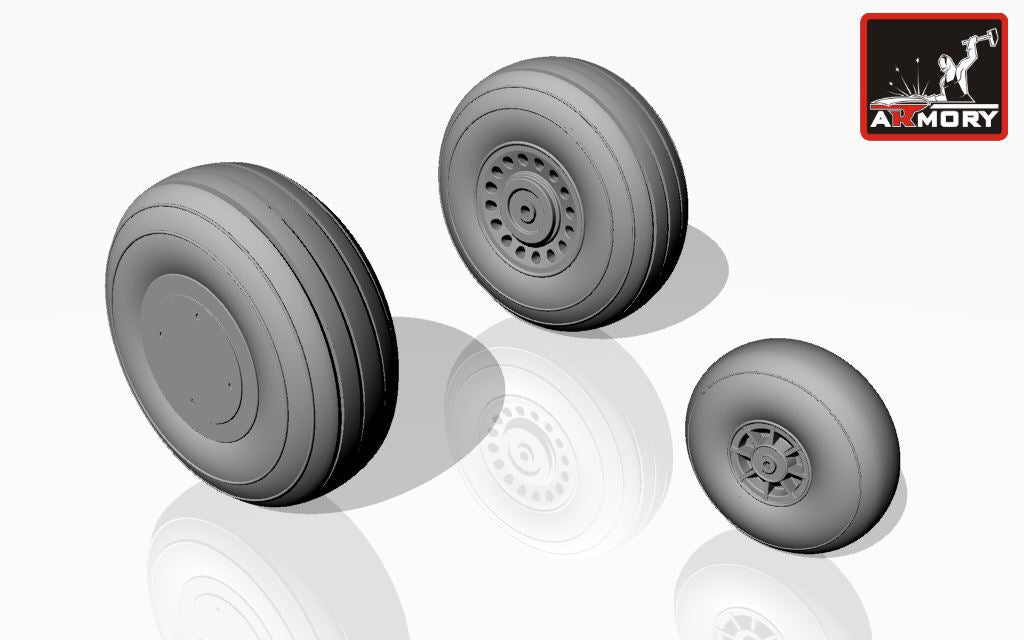 Armory ARAW48306 1:48 Douglas A-20A Boston wheels, early