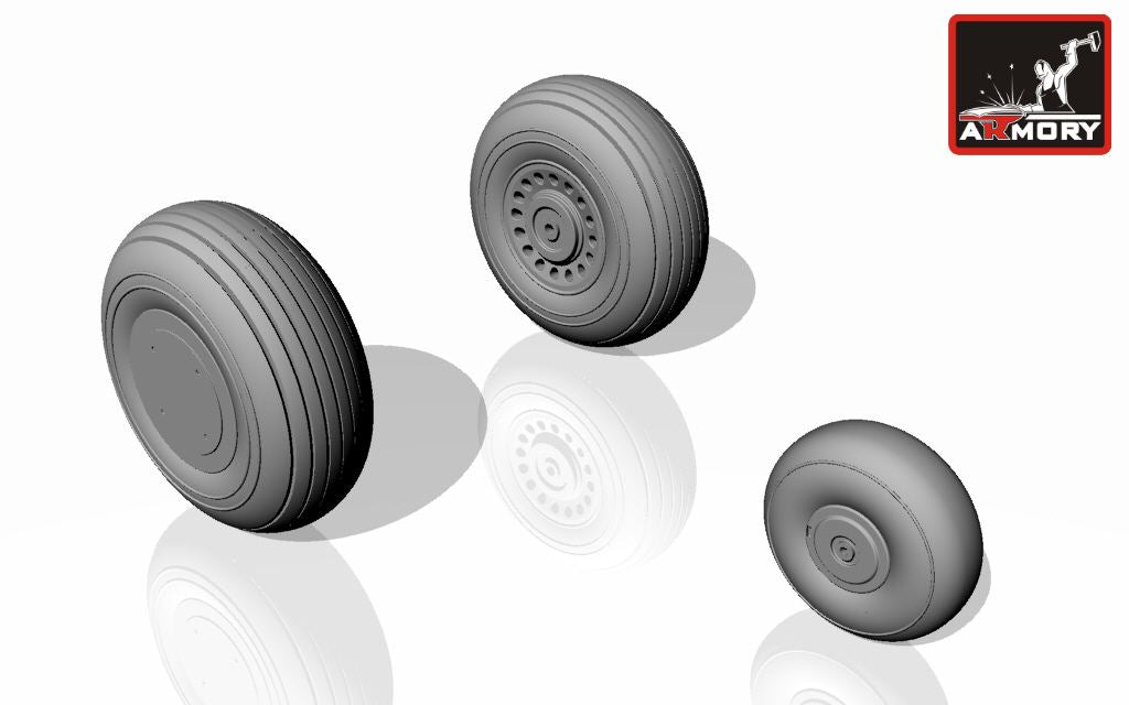 Armory ARAW48308 1:48 Douglas A-20G Boston wheels, late