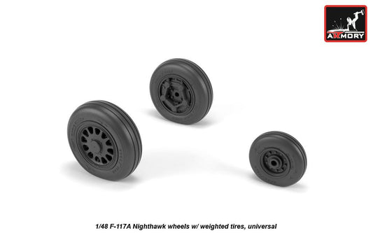 Armory ARAW48322 1:48 Lockheed F-117A Nighthawk wheels