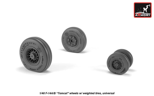 Armory 48326 F-14A/B Tomcat Early Weighted Wheels 1:48