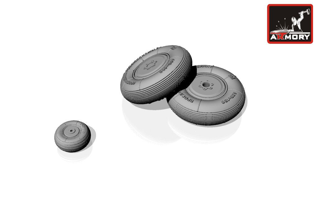 Armory ARAW72003 1:72 Yakovlev Yak-1 wheels