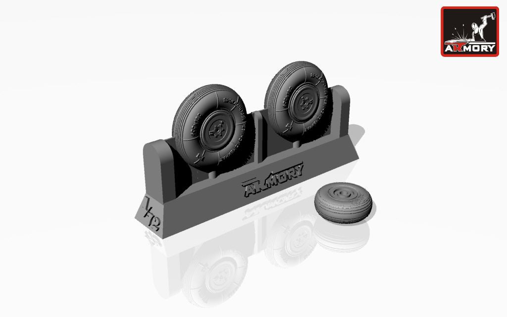 Armory ARAW72006 1:72 Yakovlev Yak-17 wheels