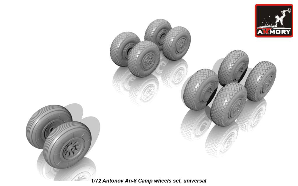 Armory ARAW72027 1:72 Antonov An-8 wheels