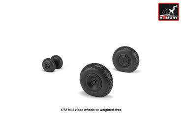 Armory ARAW72058 1:72 Mil Mi-6 Hook wheels with weighted tires/tyres