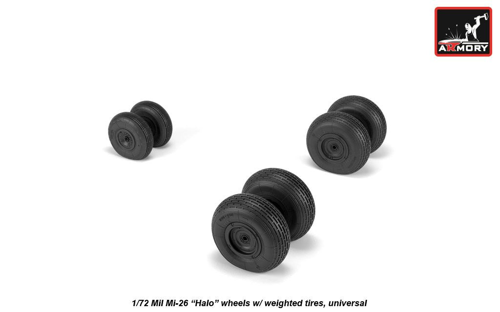 Armory ARAW72062 1:72 Mil Mi-26 'Halo' wheels