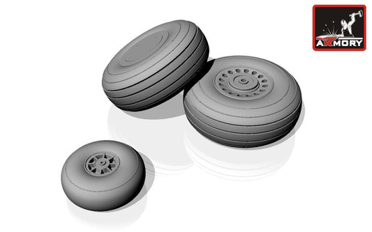 Armory ARAW72301 1:72 Douglas A-20A Boston/Havoc wheels, early