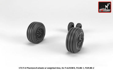 Armory ARAW72330 1:72 McDonnell F-4 Phantom II Late Weighted Tyres