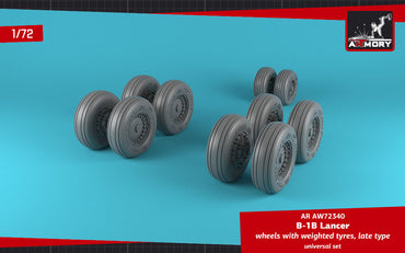 Armory ARAW72340 1:72 Rockwell B-1B Lancer Late Version Weighted Tyres