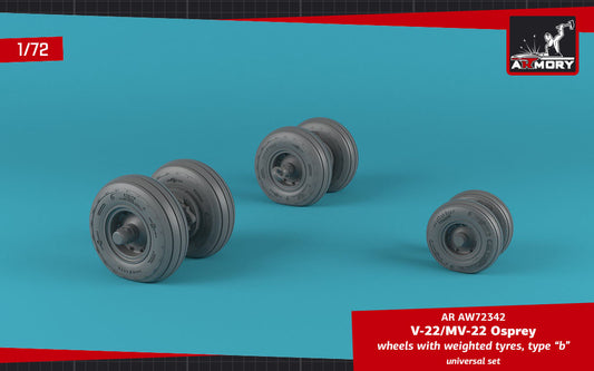 Armory ARAW72344 1:72 Sikorsky CH-53E/G Sea Stallion Late Weighted Tyres