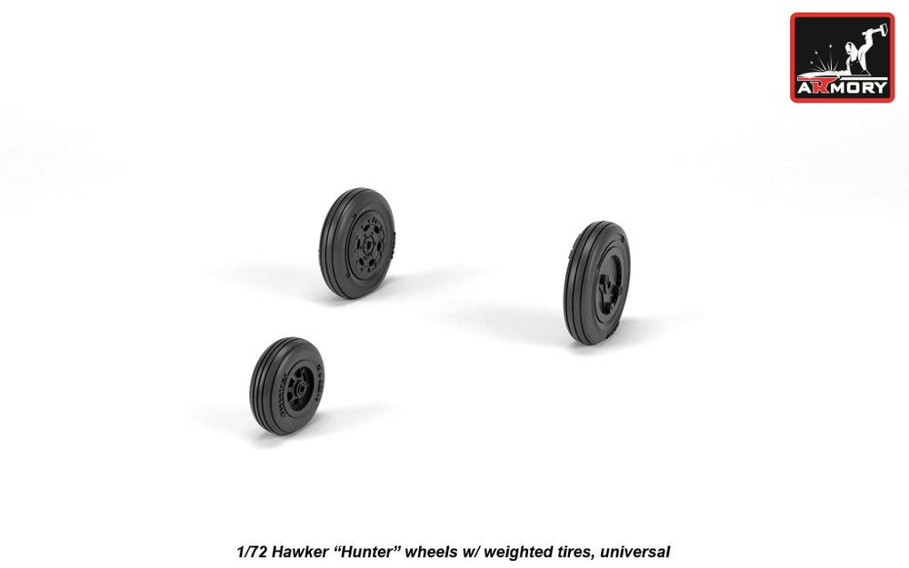 Armory ARAW72408 1:72 Hawker Hunter weighted wheels