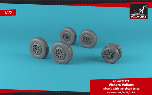 Armory ARAW72421 1:72 Vickers Valiant Mk.1 wheels with weighted tires/tyres