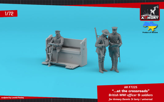 Armory ARF7225 1:72 British Personnel for Dennis 3t Lorry WWI