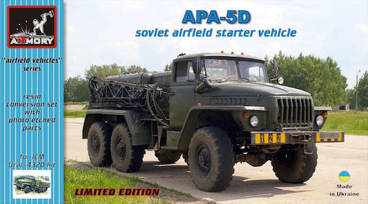 Armory ARM72302 1:72 APA-5D Soviet Airfield Starter Vehicle for ICM Ural-4320