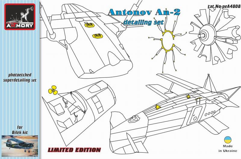 Armory ARPEA4808 1:48 Antonov An-2 detailing set