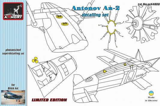 Armory ARPEA4808 1:48 Antonov An-2 detailing set