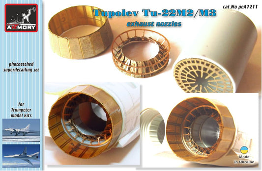 Armory ARPEA7211 1:72 Tupolev Tu-22M2/M3 exhaust nozzles