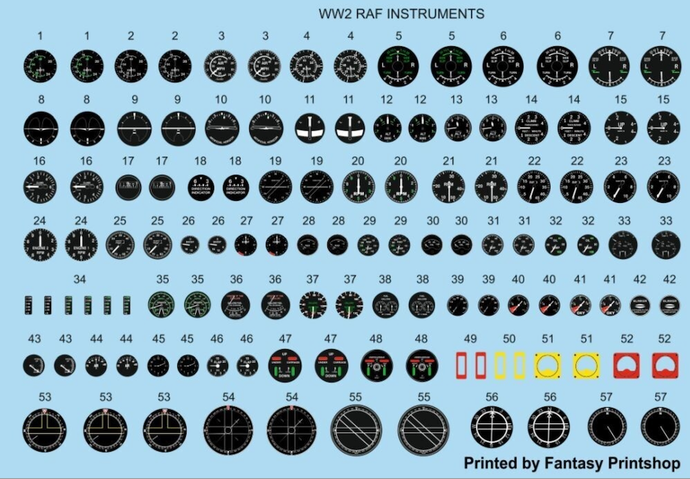 Airscale AS32RAFA 1:32 Full Colour RAF Instruments Remastered