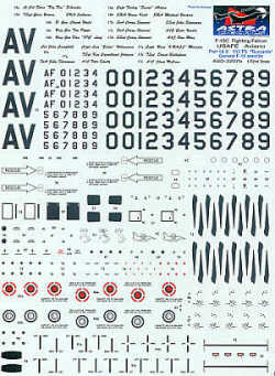 Astra Decals ASD3207 1:32 Lockheed-Martin F-16C Aviano Part 1