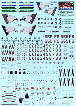 Astra Decals ASD4809 1:48 Lockheed-Martin F-16C Aviano
