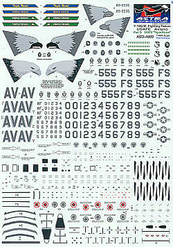 Astra Decals ASD4809 1:48 Lockheed-Martin F-16C Aviano
