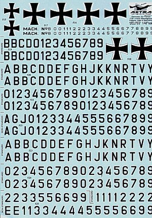 Astra Decals ASD4816 1:48 German Lockheed F-104G Starfighter Decals