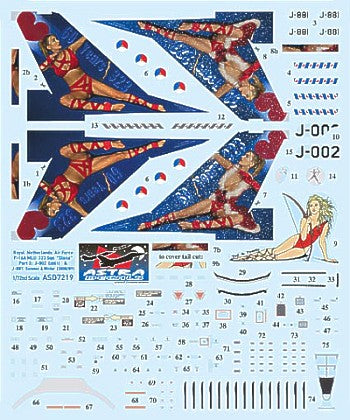 Astra Decals ASD4819 1:48 F-16A MLU Royal Netherlands AF 323 Sqn Diana