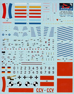Astra Decals ASD7216 1:72 German Lockheed F-104G Starfighter Decals