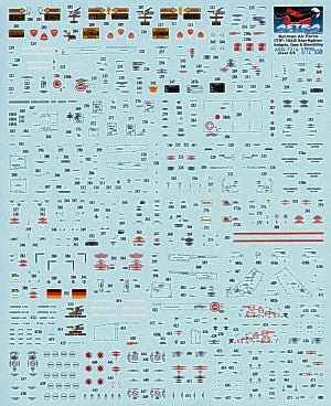 Astra Decals ASD7216 1:72 German Lockheed F-104G Starfighter Decals