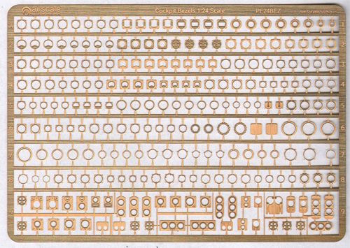 Airscale ASPE24BEZ 1:24 Instrument Bezels