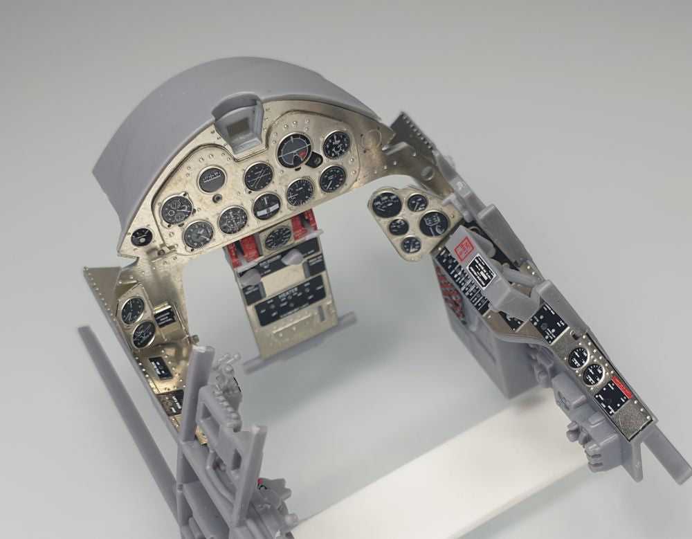 Airscale ASPE24CAT 1:24 Grumman F6F-5 Hellcat Photo-etch & decal cockpit upgrade