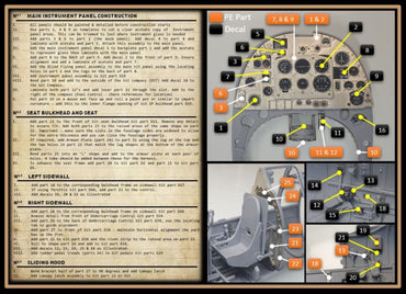 Airscale ASPE24MK1X 1:24 Supermarine Spitfire Mk.lXc Cockpit upgrade set