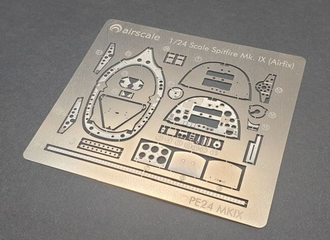Airscale ASPE24MK1X 1:24 Supermarine Spitfire Mk.lXc Cockpit upgrade set