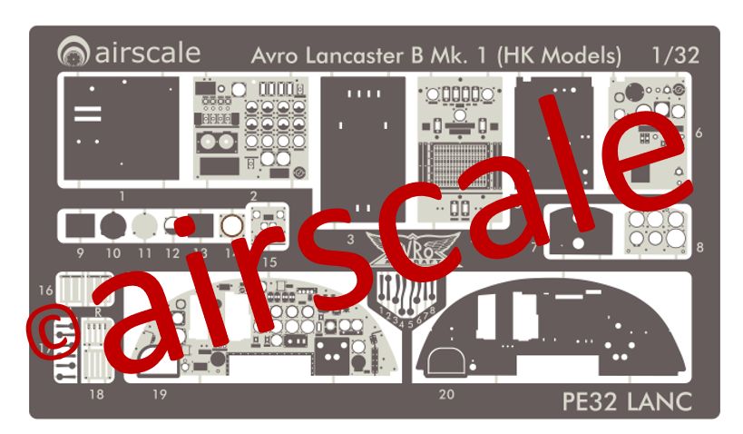 Airscale ASPE32LANC 1:32 Avro Lancaster B Mk.I