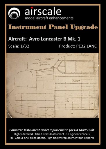 Airscale ASPE32LANC 1:32 Avro Lancaster B Mk.I