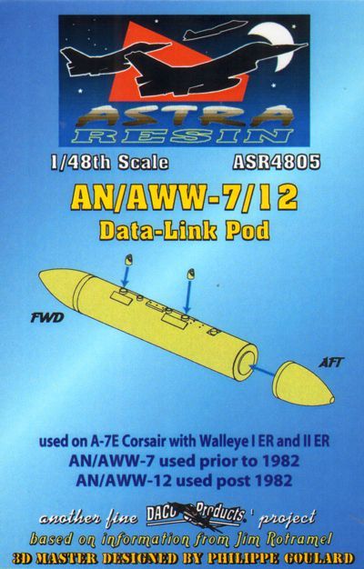 Daco Products ASR4805 1:48 AN/AWW-7/12 Data-Link Pod
